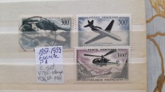 1957 France PA YT=35-37 c.set 3 val MH+ stamp.