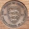 R08 Jersey - moneda de colectie foarte rara - 1 / 24 shilling 1923 - George V -bronz