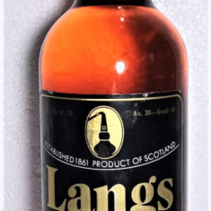 RARE LANGS, 5YO Scotch Blended Whisky 1960- DISTILLERS BROTHERS- gr 40 cl 75