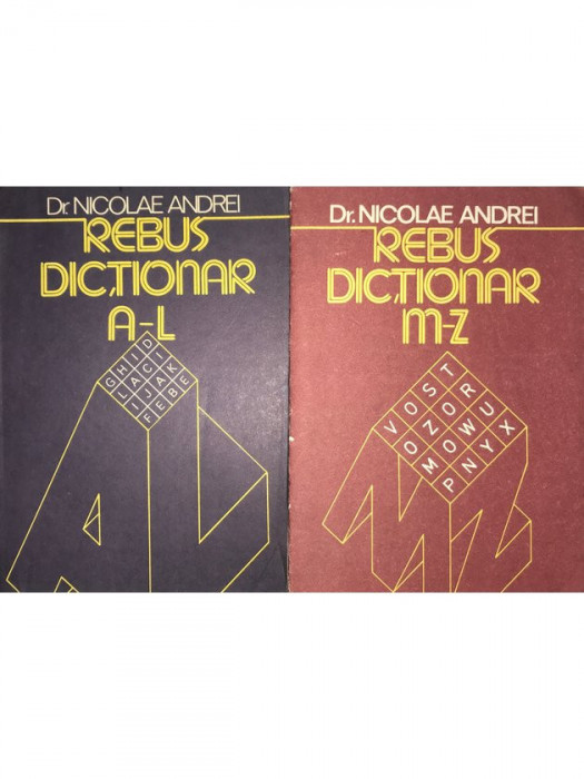 Nicolae Andrei - Rebus dicționar - 2 vol. (editia 1986)
