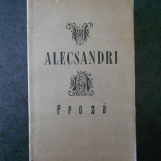 V. ALECSANDRI - PROZA