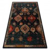 Covor de l&acirc;nă Polonia Abrash Ornament, flori albastru marin, 170x235 cm