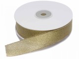 Cumpara ieftin Panglica aurie Craciun 25 m x 2.5 cm