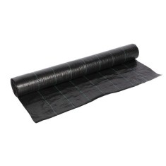 Folie antiburuieni, polietilena, tesuta, neagra, 100 g/m2, 1.2x100 m, Micul Fermier GartenVIP DiyLine
