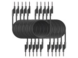 Cabluri de măsurare PEAKTECH, 2m, 10A, 120V DC, 50V AC