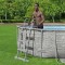 Bestway Scară de piscină cu 4 trepte Flowclear, 107 cm 3202669