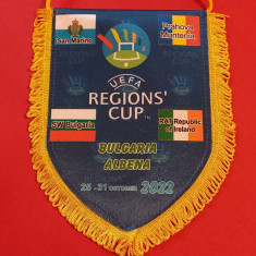 Fanion fotbal - UEFA-Regions`Cup (Romania,Bulgaria,San Marino,Irlanda) 2022