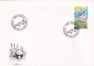 FILATELIE TEMATICA - PLIC LIECHTENSTEIN TEMATICA PASARI ANIMALE URS PANDA foto