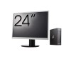 Pachet Calculator Second Hand Fujitsu Esprimo Q958 Mini PC, Intel Core i5-9500 3.00 - 4.40GHz, 8GB DDR4, 256GB SSD + Monitor 24&amp;quot; NewTechnology Me, Fujitsu Siemens