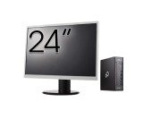Pachet Calculator Second Hand Fujitsu Esprimo Q958 Mini PC, Intel Core i5-9500 3.00 - 4.40GHz, 8GB DDR4, 256GB SSD + Monitor 24&amp;quot; NewTechnology Me