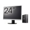 Pachet Calculator Second Hand Fujitsu Esprimo Q958 Mini PC, Intel Core i5-8400 2.80 - 4.00GHz, 8GB DDR4, 256GB SSD + Monitor 24&amp;quot; NewTechnology Me