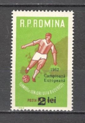 Romania.1962 Campioana europeana la fotbal-supr. ZR.181 foto