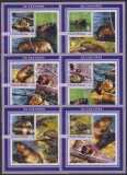 Guinea-Bissau 2003 - Fauna de Rau - CASTORI - 6 Colite de LUX - MNH