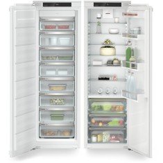 Side by Side incorporabil Liebherr IXRF 5120 Plus, Clasa D, NoFrost, EasyFresh, SuperSilent, VarioSpace, Display Tactil, 522 l