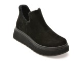 Ghete GRYXX negre, 91724, din piele intoarsa