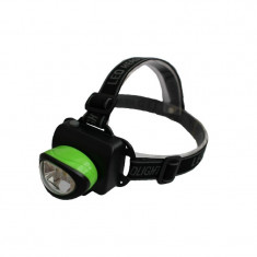 Lanterna frontala, 6 LED-uri, 60 lm, raza actiune 5 m, banda elastica foto