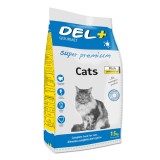 HRANA USCATA SUPER-PREMIUM PENTRU PISICI GOURMET DEL+ CAT 15KG
