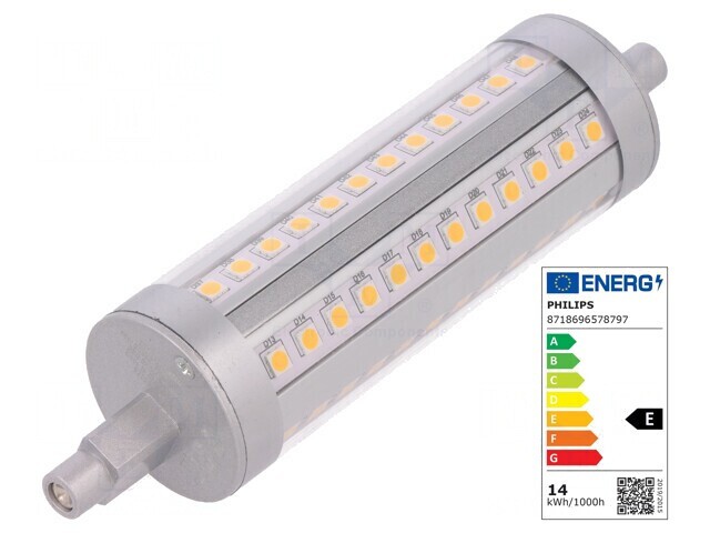 Lampă LED albă R7S 14W 3000K 1600lm