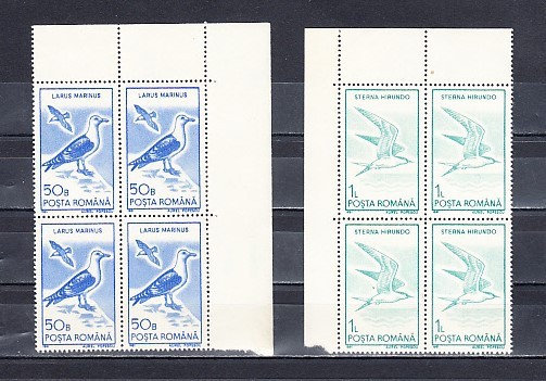 M1 TX7 20 - 1991 - Pasari acvatice (uzuale) - perechi de cate patru timbre