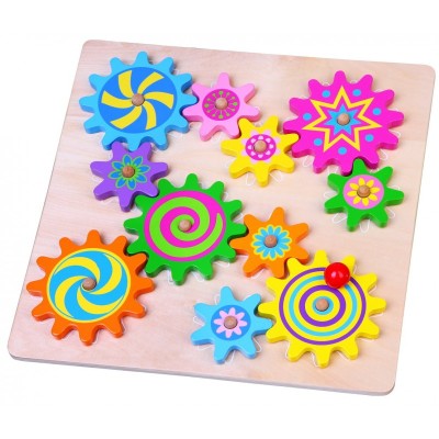 Puzzle cu roti dintate foto