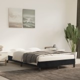 VidaXL Cadru de pat fără saltea Negru 120x190 cm catifea 379504