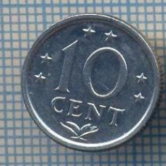 AX 1038 MONEDA- ANTILELE OLANDEZE - 10 CENT -ANUL 1971 -STAREA CARE SE VEDE