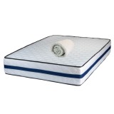 Cumpara ieftin Set Saltea ortopedica, Tulip Super Lux Comfort, 160x200x30cm, fermitate tare, cu plasa de arcuri tip Bonell, sistem de aerisire banda Spaceair, Saltsi