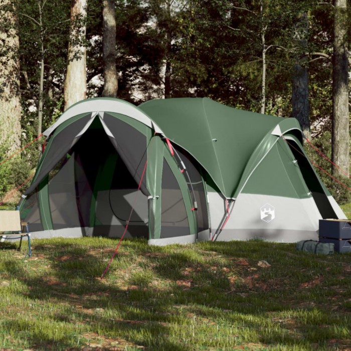 Gossi cort de familie tipi pentru 8 persoane, verde, impermeabil