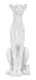 Mauro Ferretti Sculptura Forma De Leopard cm 27X38X74 | Aosom Romania