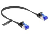 Patch cord RJ45 Cat 6a U/FTP, 0,25 m, cablu plat