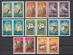 ROMANIA 1985 LP 1123 FAUNA PROTEJATA PERECHE SERII MNH foto