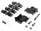 Mufă Mamă D-Sub 9 PIN 45&deg; pentru Lipire pe Cabluri, MH CONNECTORS