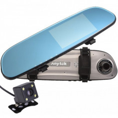 Camera Auto Oglinda iUni Dash 77G, Dual Cam, Touchscreen, Full HD, Night Vision, 170 grade, foto