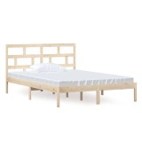 Cumpara ieftin Cadru de pat, 140x200 cm, lemn masiv de pin