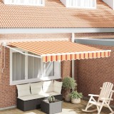 vidaXL Perdea retracabilă manuală galbenă și portocalie 350x250 cm