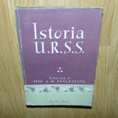 ISTORIA U.R.S.S. VOL.III -A.M.PANCRATOVA ANUL 1951