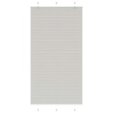Jaluzea plisată gri deschis 105x200 cm Lățime țesătură 104,4 cm
