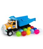 Camion Basculanta cu 11 Bilele 3 Culori 52 Cm