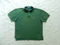 Tricou Polo by Ralph Lauren Custom Fit. Marime XL: 58.5 cm bust, 63 cm lungime foto