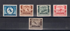 ROMANIA 1951 - JOCURILE MONDIALE UNIVERSITARE DE IARNA, MNH - LP 275