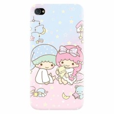 Husa silicon pentru Apple Iphone 4 / 4S, Little Twins
