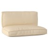VidaXL Set de perne pentru palet 2 pcs Bej 120 x 80 x 12 cm