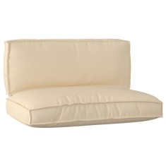 vidaXL Set de perne pentru palet 2 pcs Bej 120 x 80 x 12 cm 3329082