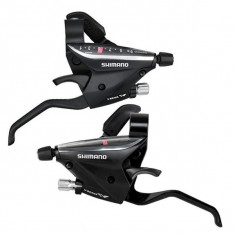 Manete schimbator bicicleta Shimano EF65 (3 x 9) foto