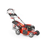 Masina de tuns iarba cu motor pe benzina, autopropulsata, HECHT 551 SXE, 3.8 kW, 200 CC, latime de lucru 51 cm, cos colector 65 l