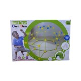 Kit Constructie Cort Copii 87 Piese, Baieti/Fete/Adulti, Multicolor, Joc Educativ, Dezvolta Creativitatea si Imaginatia