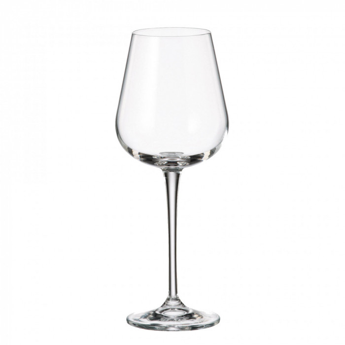 Set 6 Pahare Vin Alb Ardea Amundsen 330 ml Bohemia Crystalite cu Titanium COD: 2402