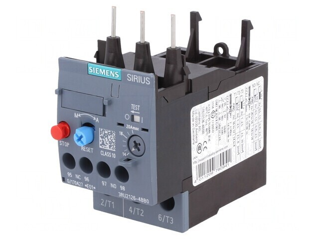 Releu termic cu cleme șurub 3RT20 S0 3RU2126-4BB0