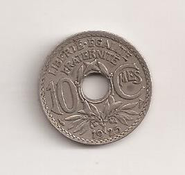 Moneda Franta - 10 Centimes 1925 v1 foto
