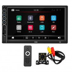 Mp5 player auto SWM N6 2din universal cu Bluetooth Navigatie MirrorLink Camera marsarier foto